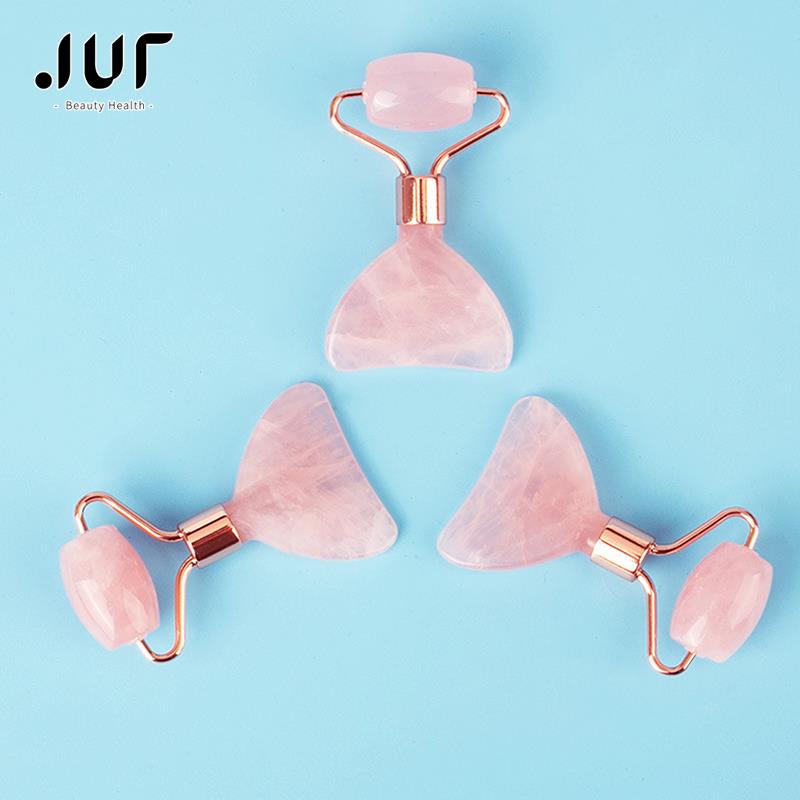 Jade Roller Gua Sha - Double Head Crystal Jade Roller Massage