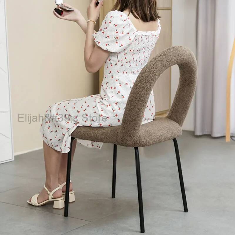 Makeup Beauty Lounge - Lounge Comfortable Dining Chairs Nordic Minimalist