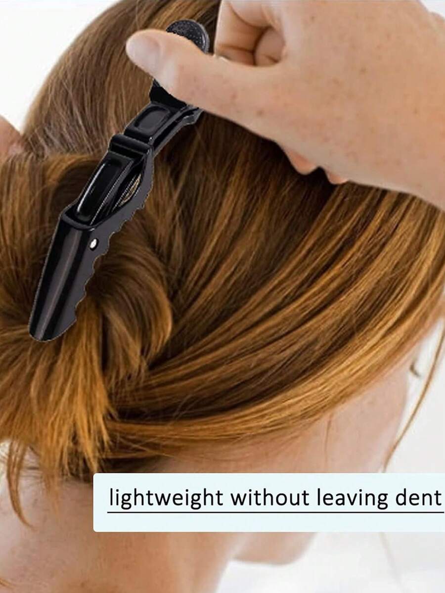 Hair Straightener - 5pcs Professional Crocodile Hair Clip For
