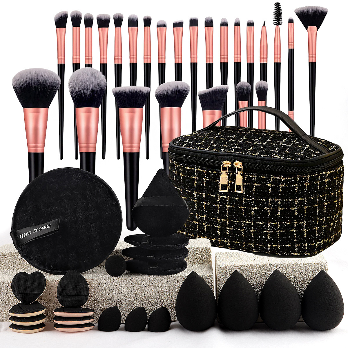 Makeup Brush Set - Makeup Brush Set Chic Fragrance Style