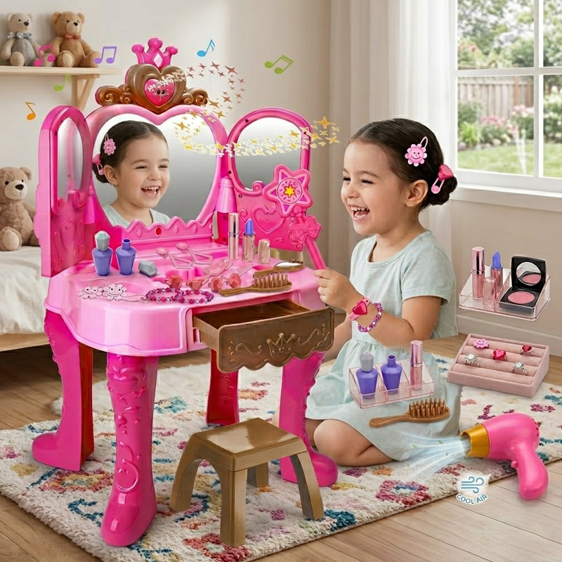 Beauty Makeup Girl - Girls Makeup Toys Woman Career Role