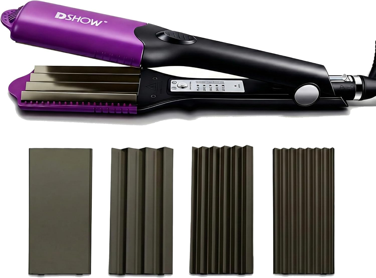 Hair Straightener - 4 in 1 Hair Crimper and