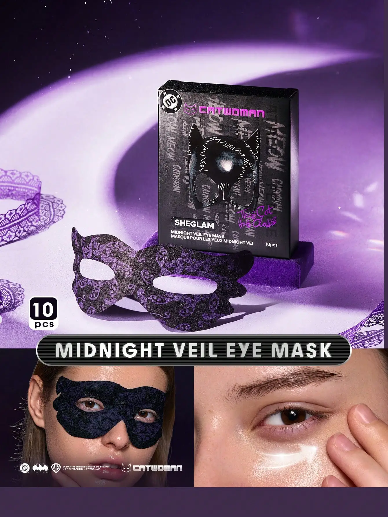 Beauty Makeup Girl - Midnight Veil Eye Mask Brand Beauty
