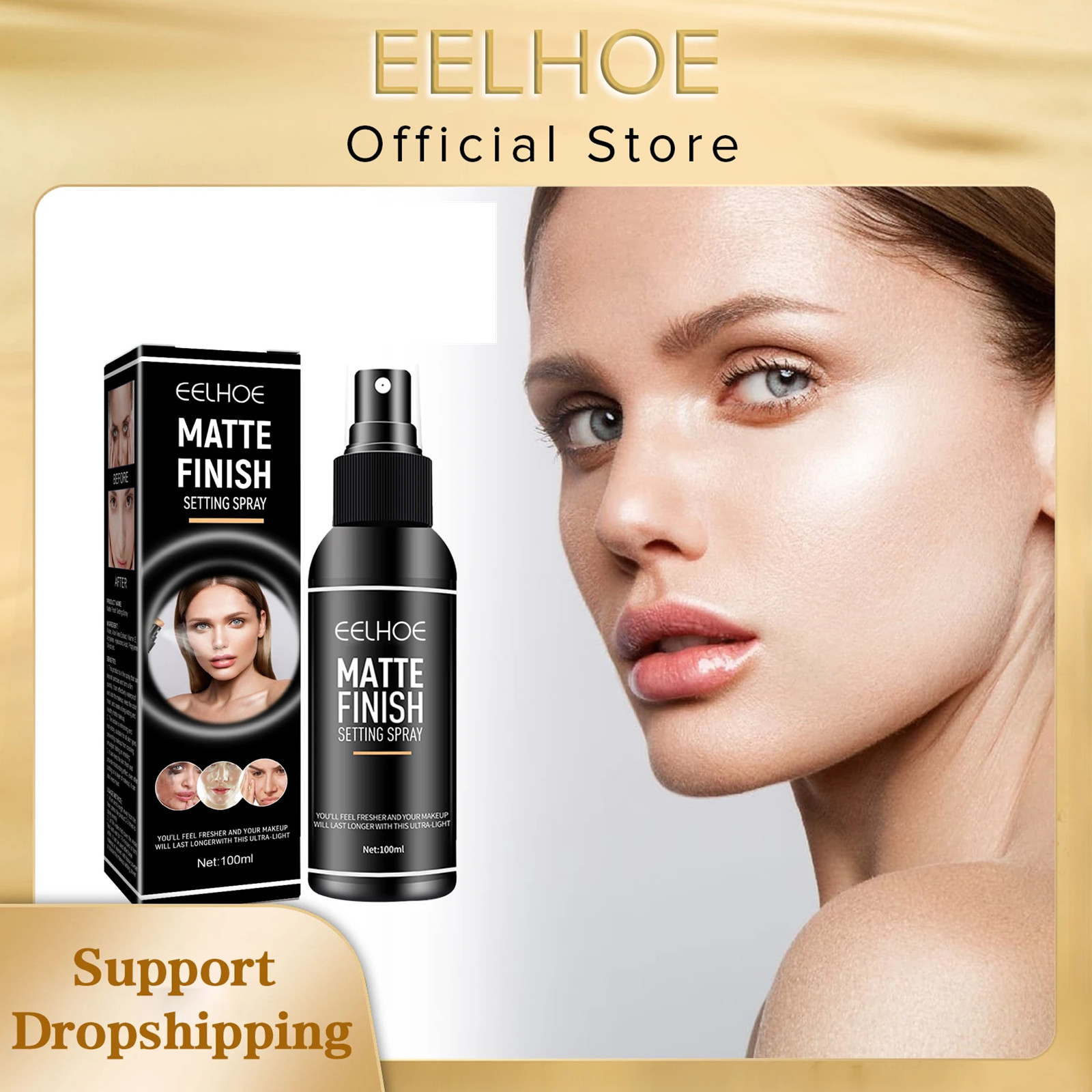 Beauty Makeup Fixer - EELHOE Makeup Setting Spray Matte Finish