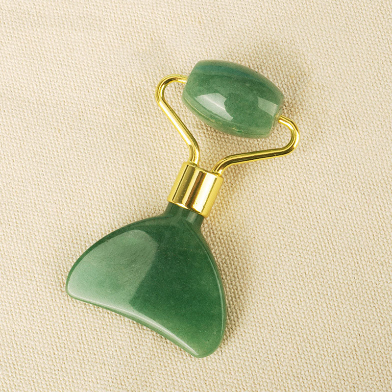 Double Head Crystal Jade Rolle - Jade Roller Gua Sha のレビューと価格
