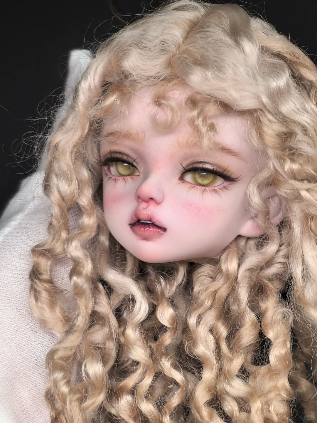 1/4 Scale SD BJD Doll Head -re - Beauty Makeup Girl のレビューと価格