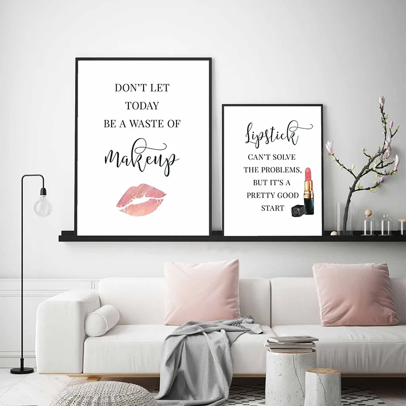 Makeup Quotes Poster Eyelash E - Beauty Of Makeup Quotes のレビューと価格