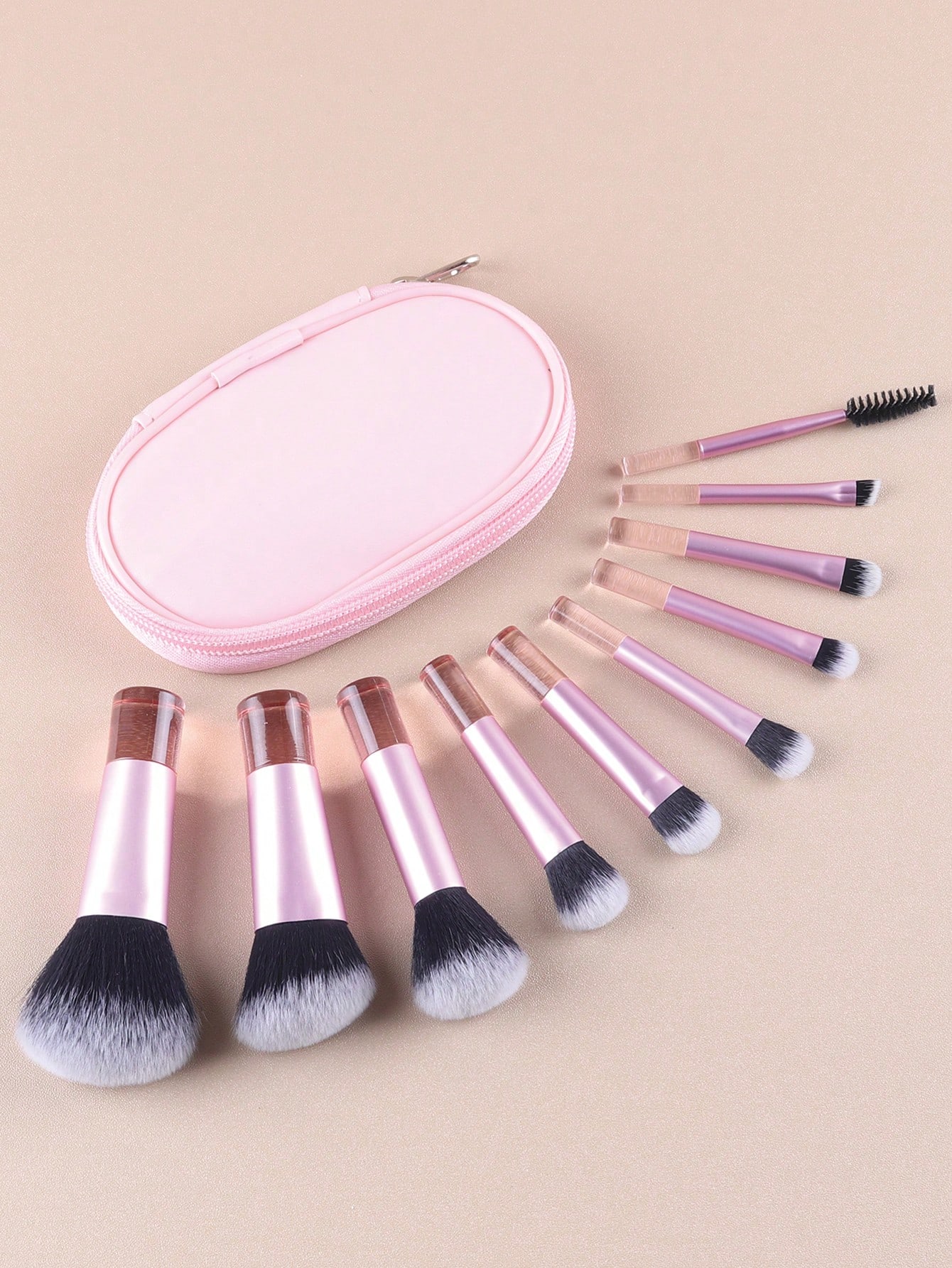 10pcs Multi-Color Portable Tra - Makeup Brush Set のレビューと価格