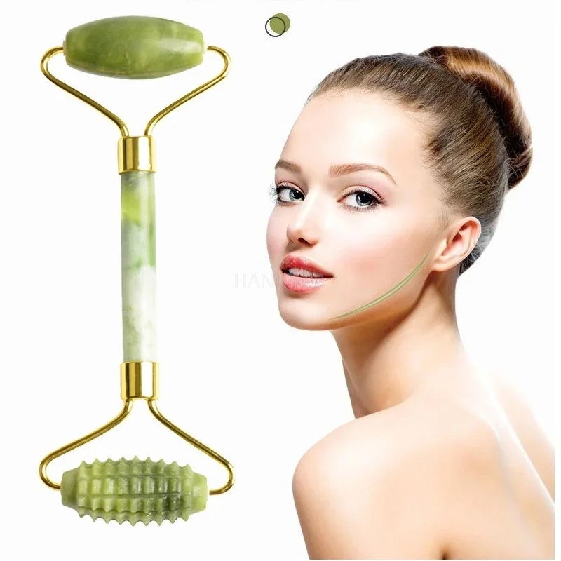 Facial Jade Massage Roller Set - Jade Roller Gua Sha のレビューと価格