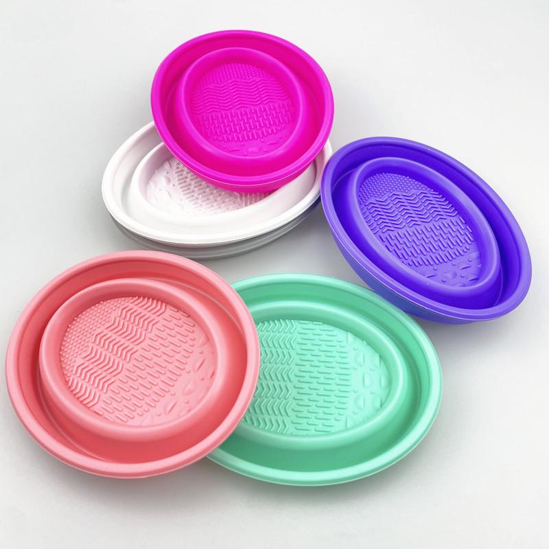 Folding Powder Puff Cleaning B - Makeup Brush Set のレビューと価格