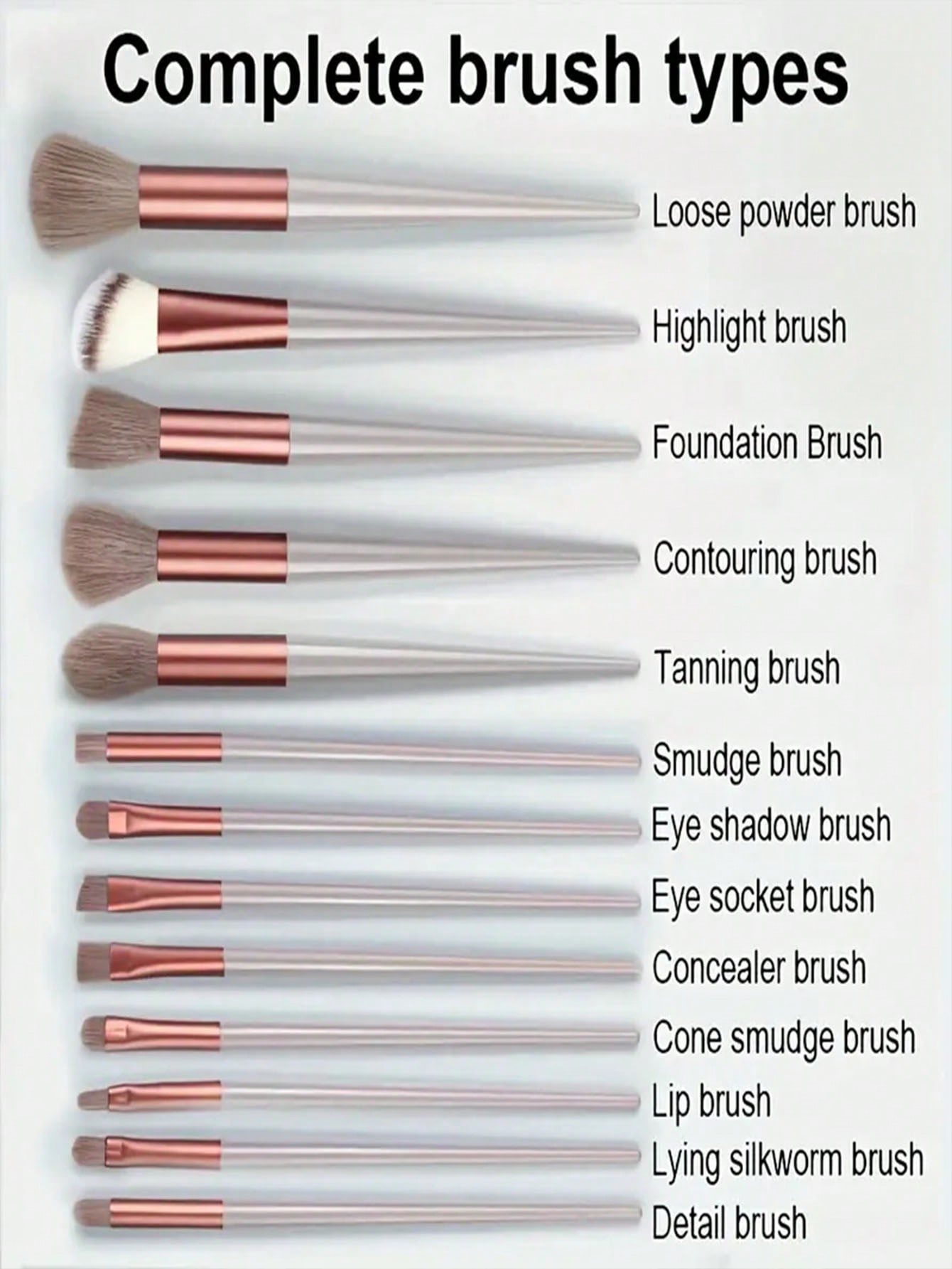 13pcs Professional Makeup Brus - Makeup Brush Set のレビューと価格