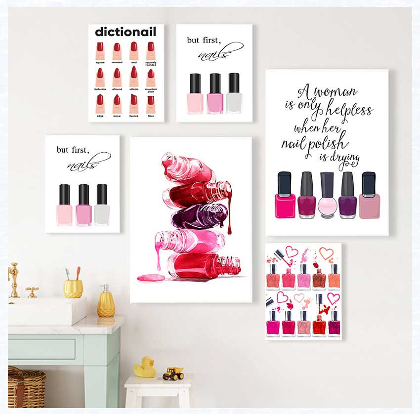 Art Posters and Prints Nail Te - Beauty Of Makeup Quotes のレビューと価格