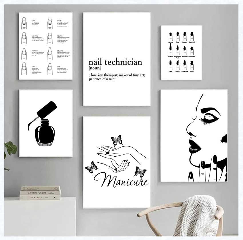 Art Posters and Prints Nail Te - Beauty Of Makeup Quotes のレビューと価格