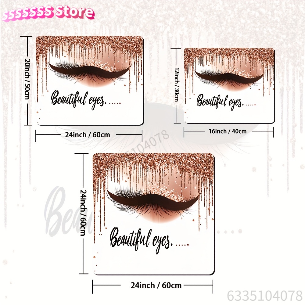 Non-Slip 2D Flat Printing Desk - Beauty Of Makeup Quotes のレビューと価格