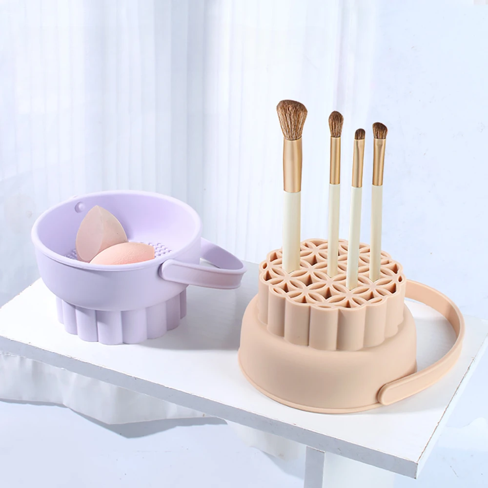 1PC Silicone Washing Bowl Make - Makeup Brush Set のレビューと価格