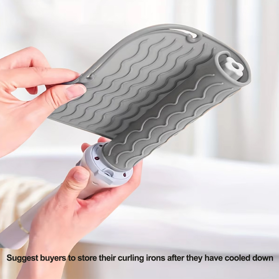 1pc Silicone Heat Resistant Ma - Hair Straightener のレビューと価格