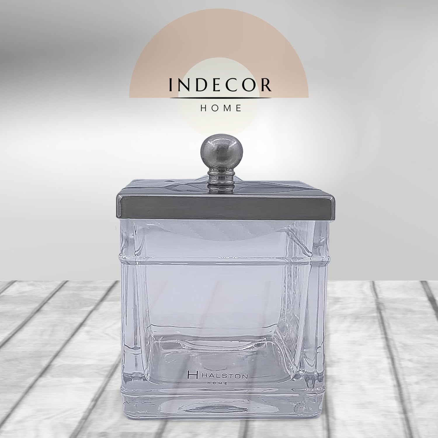 Elegant Glass Cotton Jar Holde - Makeup Brush Set のレビューと価格