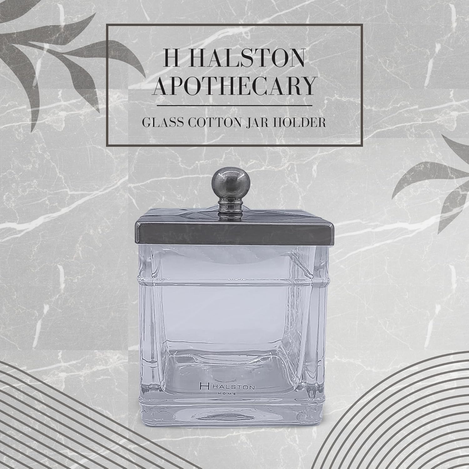 Elegant Glass Cotton Jar Holde - Makeup Brush Set のレビューと価格