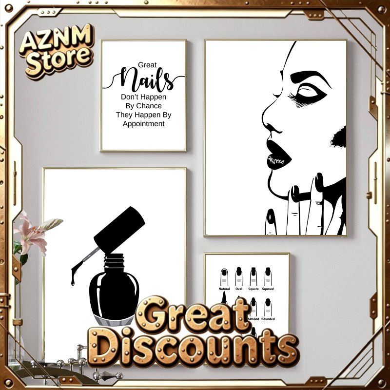 Nail Salon Quotes Makeup Wall  - Beauty Of Makeup Quotes のレビューと価格