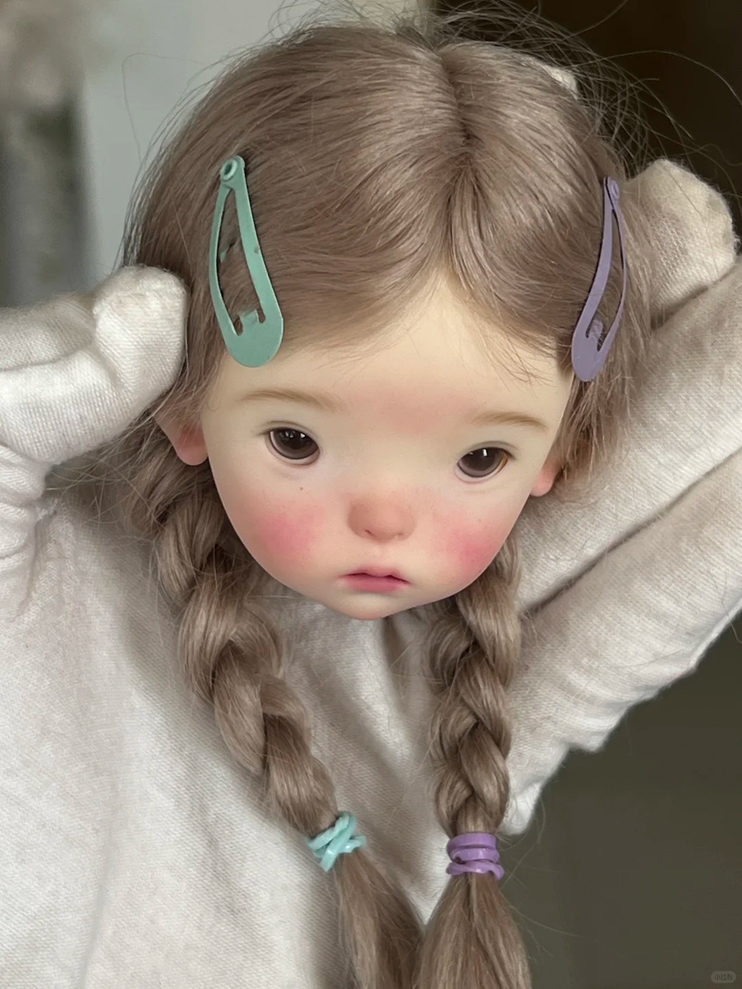 SD BJD Doll 1/6 Landoudou Head - Beauty Makeup Girl のレビューと価格