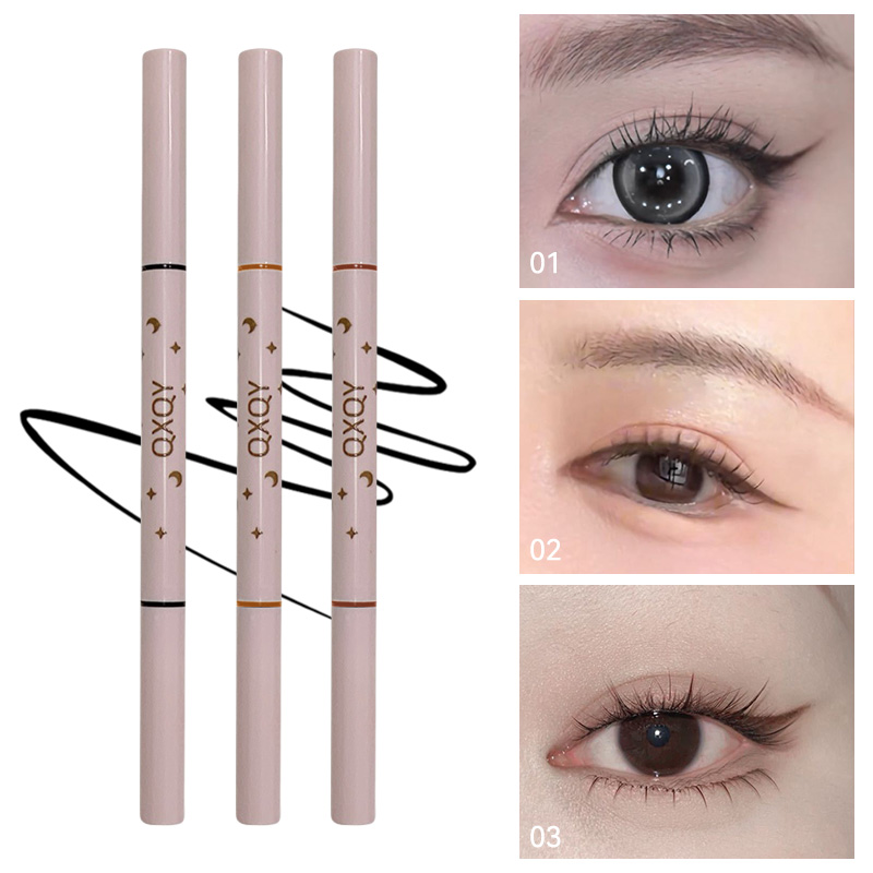QXQY Double-head eyeliner, two - Makeup Brush Set のレビューと価格
