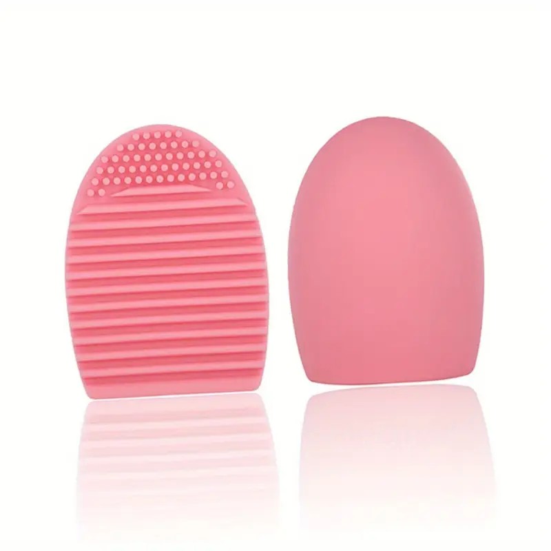 Pink Silicone Makeup Brush Cle - Makeup Brush Set のレビューと価格
