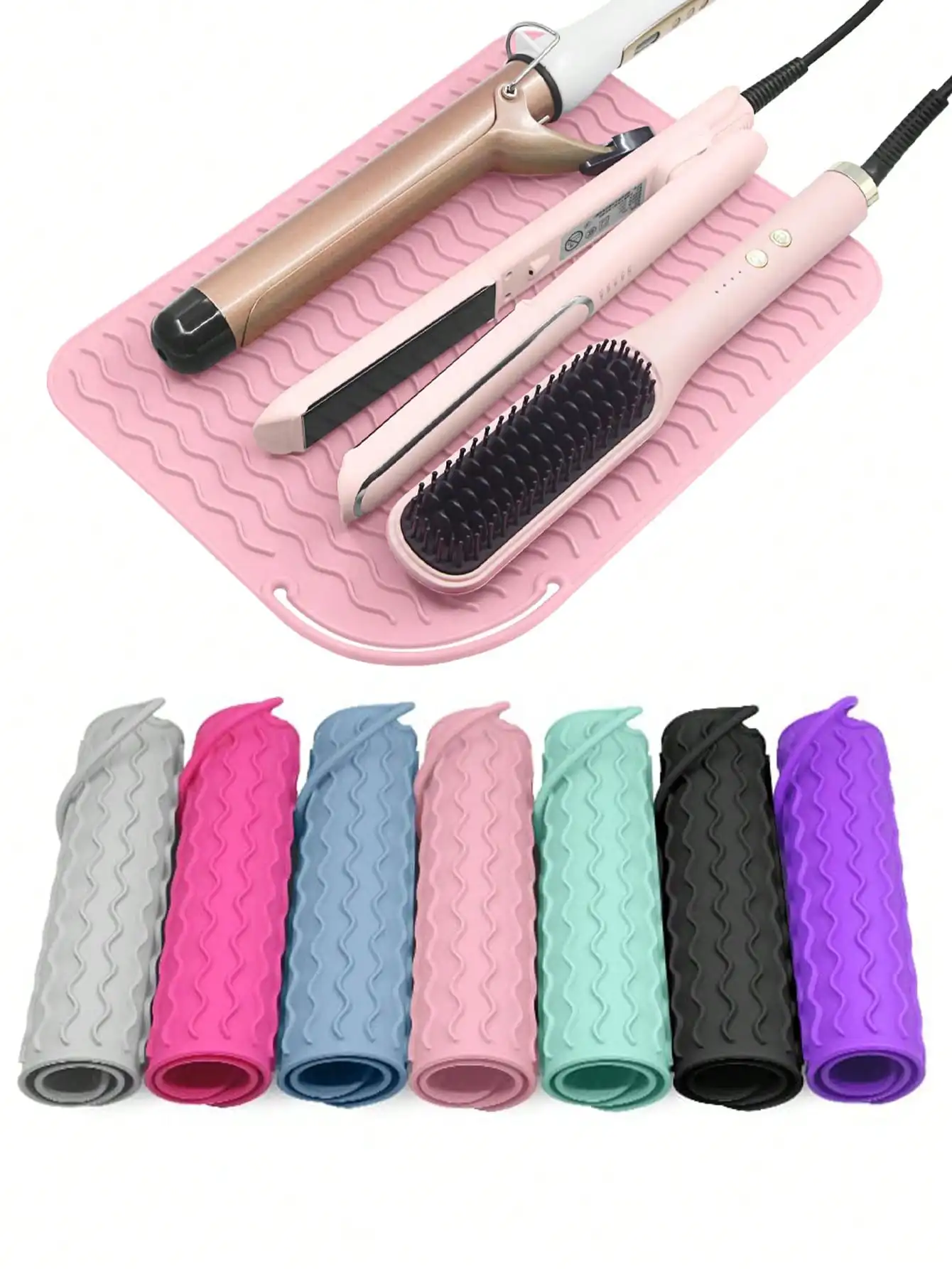 New Plus Size Silicone Heat Re - Hair Straightener のレビューと価格