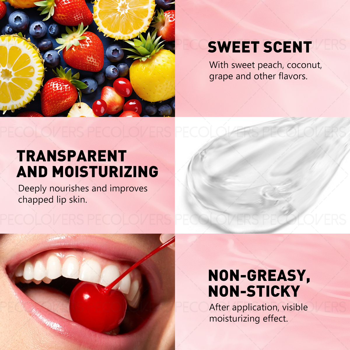 1PC Long-lasting Ball Lip Oil  - Lip Gloss Plumping のレビューと価格