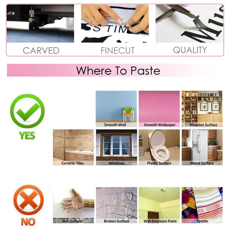 Eyelashes Brows Vinyl Sticker  - Beauty Of Makeup Quotes のレビューと価格