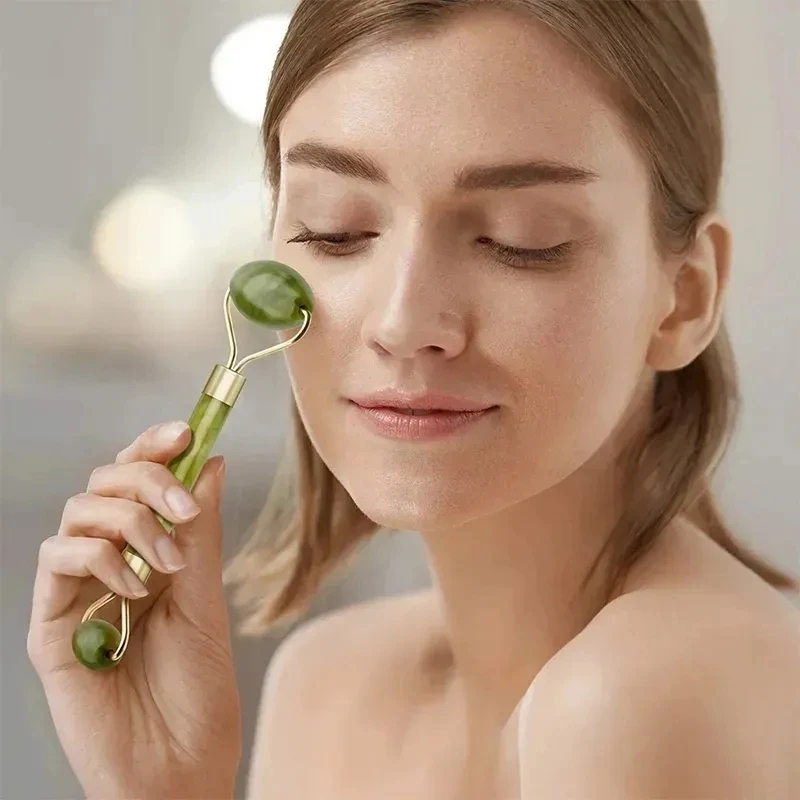 Rose Quartz Natural Jade Rolle - Jade Roller Gua Sha のレビューと価格