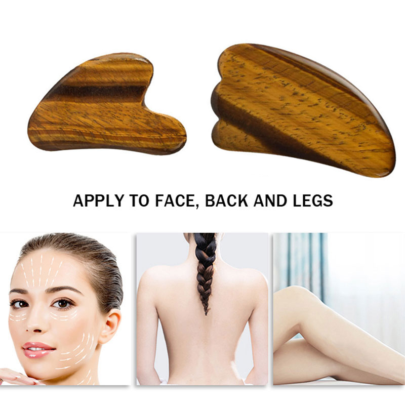 Natural Tiger Eye Jade Roller  - Jade Roller Gua Sha のレビューと価格