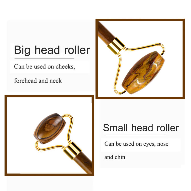 Natural Tiger Eye Jade Roller  - Jade Roller Gua Sha のレビューと価格
