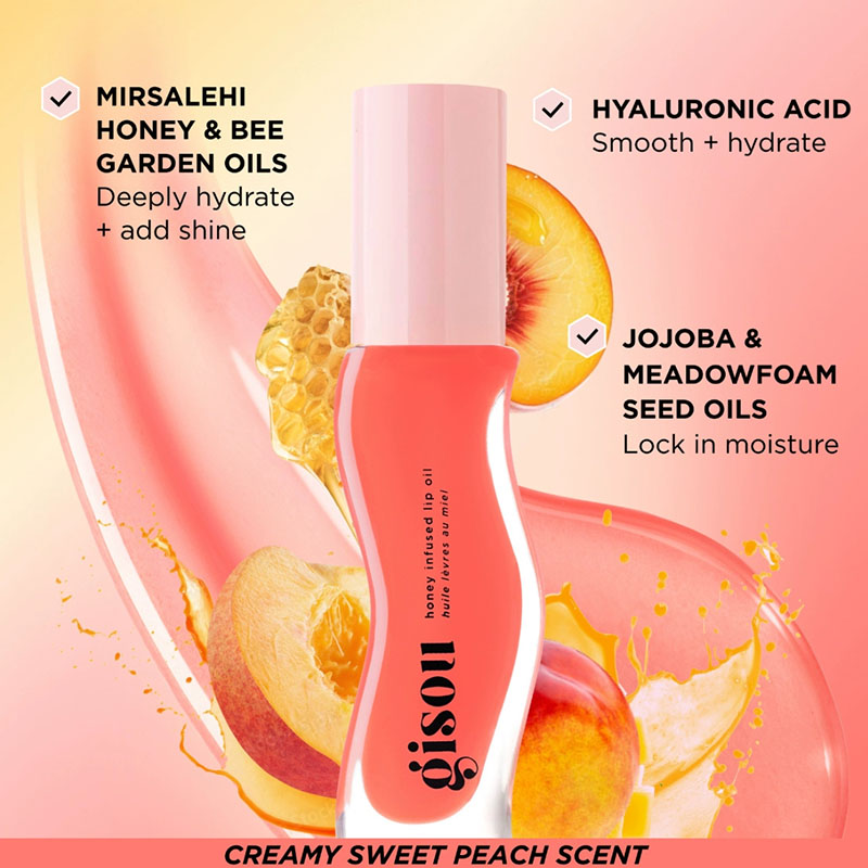 Gisou Moisturizing Lip Balm Or - Lip Gloss Plumping のレビューと価格