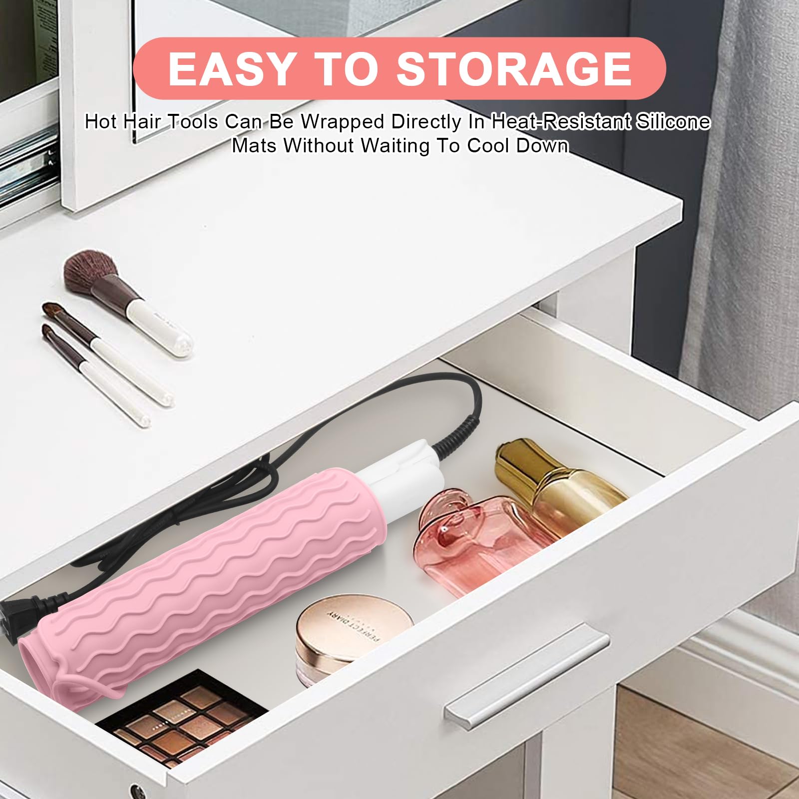 Silicone Heat Resistant Mat fo - Hair Straightener のレビューと価格