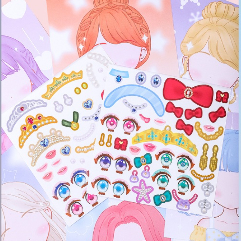 1PCS Makeup Change Stickers Ch - Beauty Makeup Girl のレビューと価格