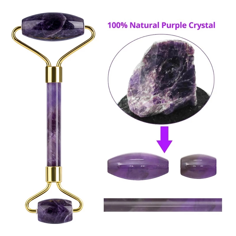 Natural Amethyst RollerJade Se - Jade Roller Gua Sha のレビューと価格