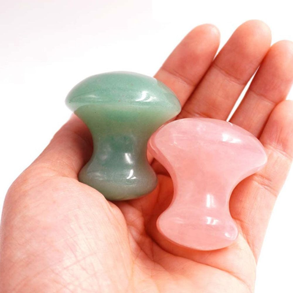 Slimming Tools Mushroom Shape  - Jade Roller Gua Sha のレビューと価格