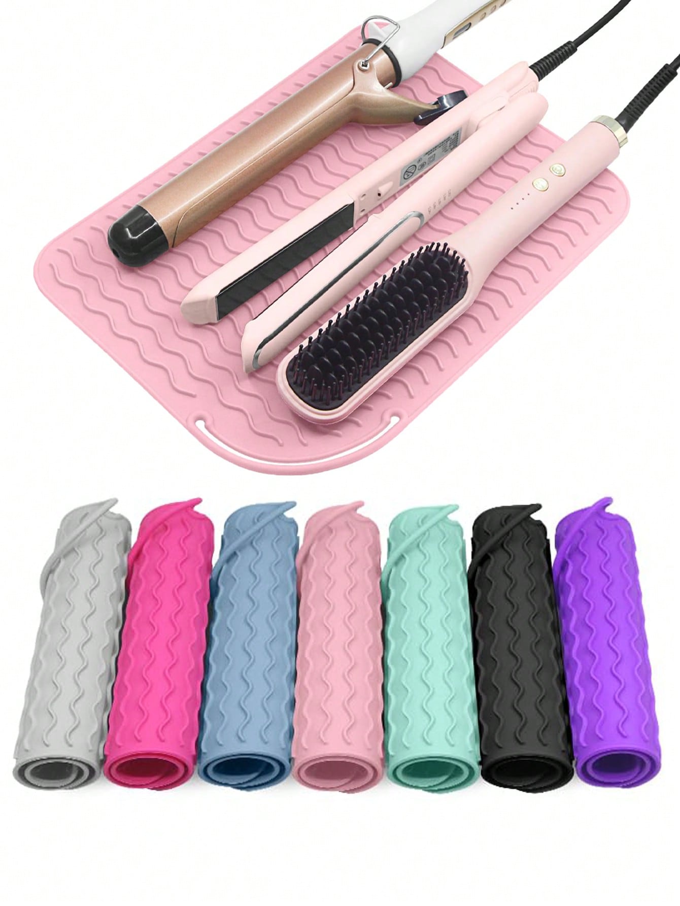 Silicone heat-resistant pad po - Hair Straightener のレビューと価格