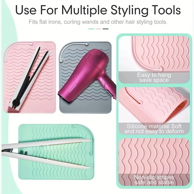 Silicone heat-resistant pad po - Hair Straightener のレビューと価格