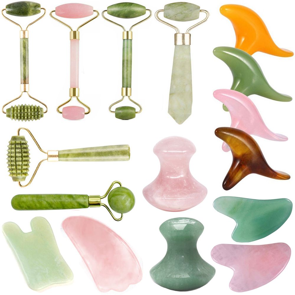 Jade Stone Face Roller Beauty  - Jade Roller Gua Sha のレビューと価格