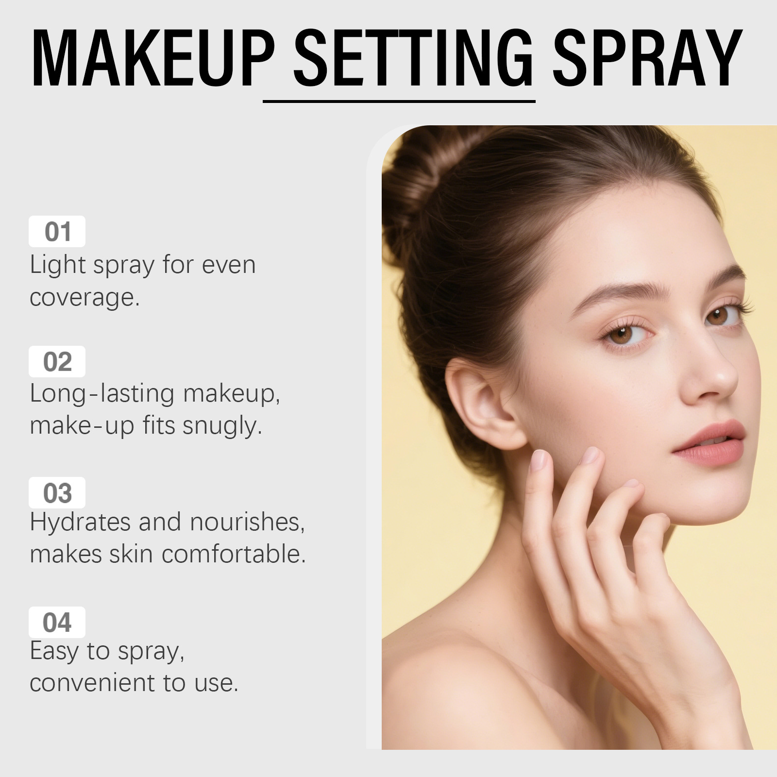 Make-Up Setting Spray Mattifyi - Beauty Makeup Fixer のレビューと価格