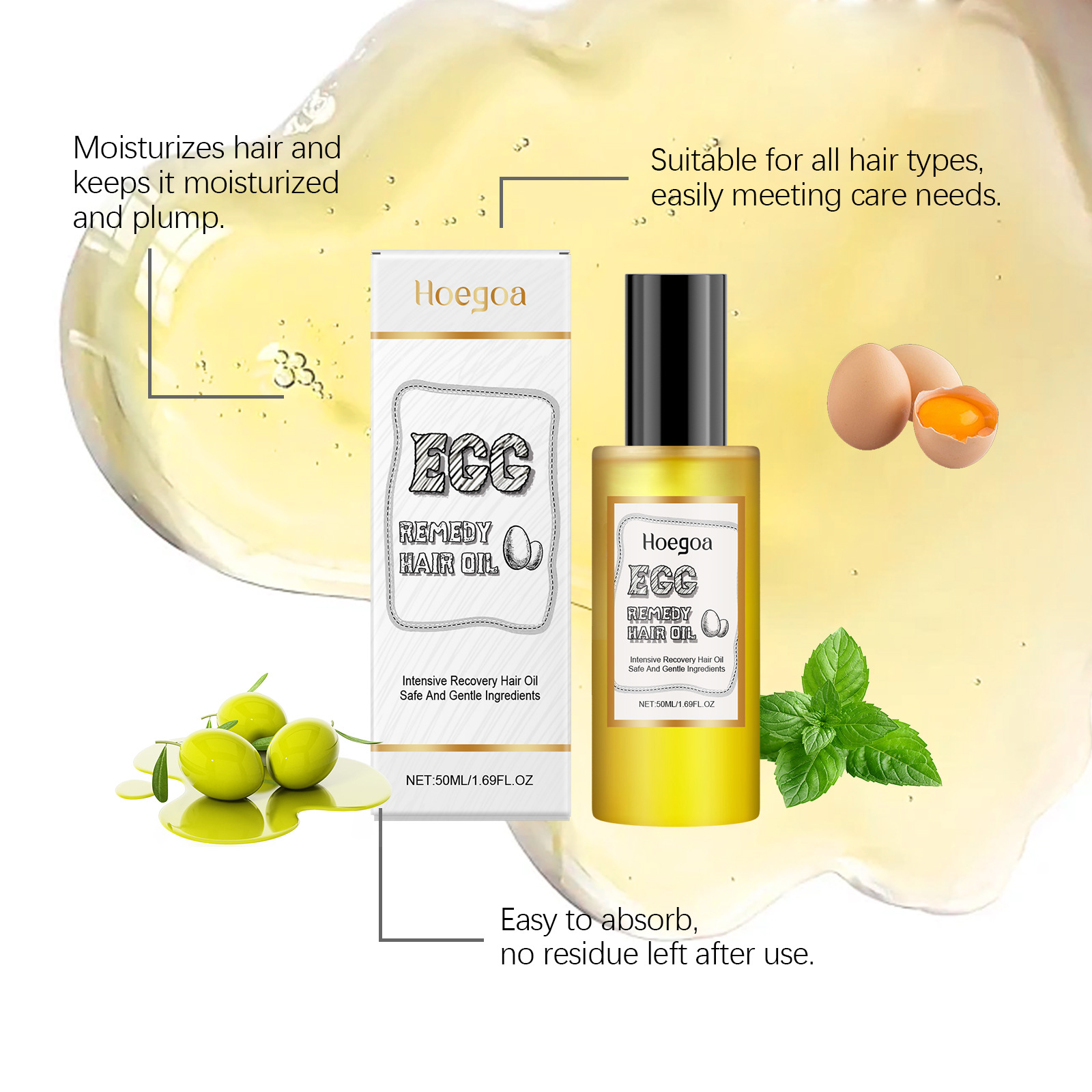 Egg Remedy Hair Oil Restore So - Hair Straightener のレビューと価格