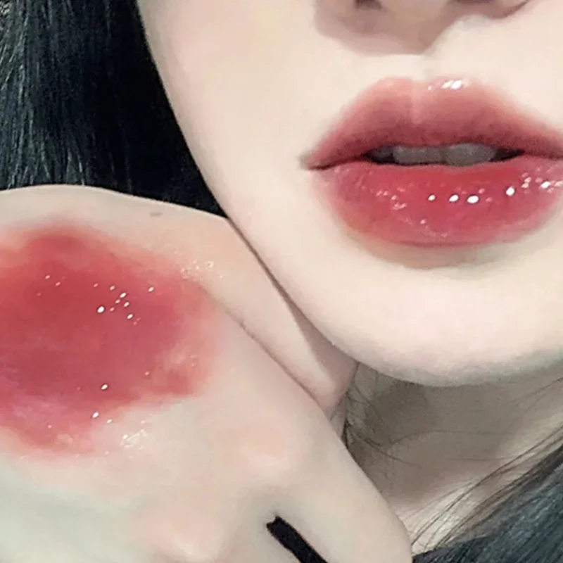 Cute Pink Bear Water Light Lip - Lip Gloss Plumping のレビューと価格