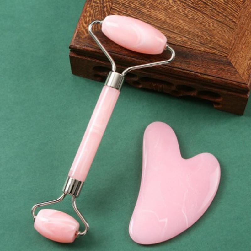 New 2PCS Gua Sha Facial Stone  - Jade Roller Gua Sha のレビューと価格
