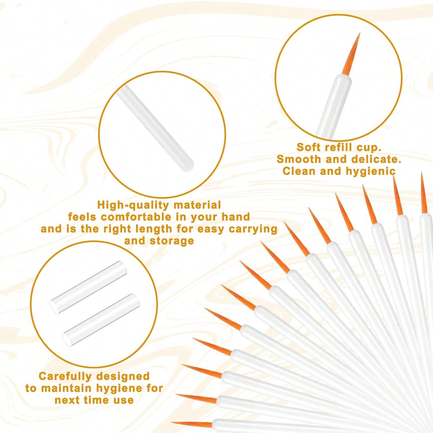 150 Pcs Disposable Eyeliner Br - Makeup Brush Set のレビューと価格