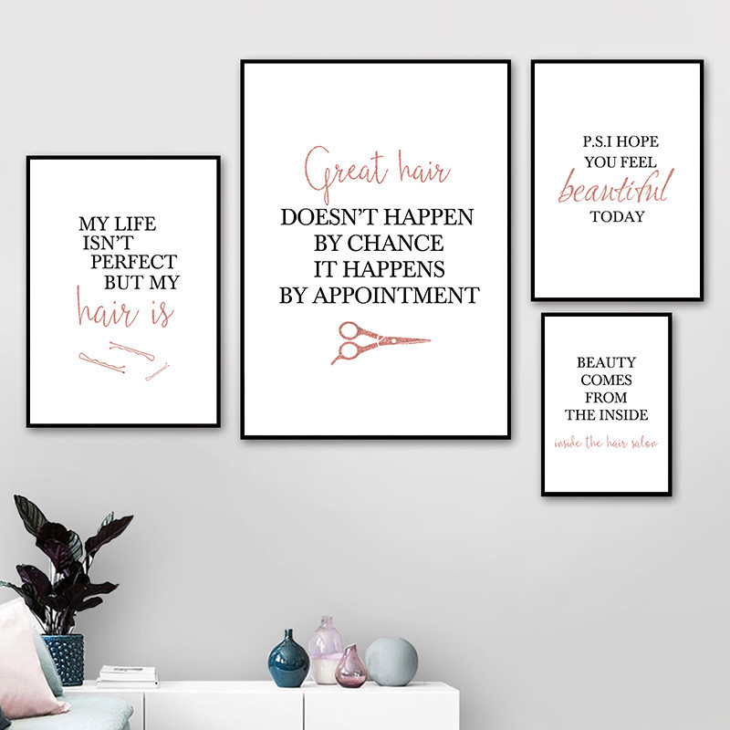 barbershop quote art posters h - Beauty Of Makeup Quotes のレビューと価格