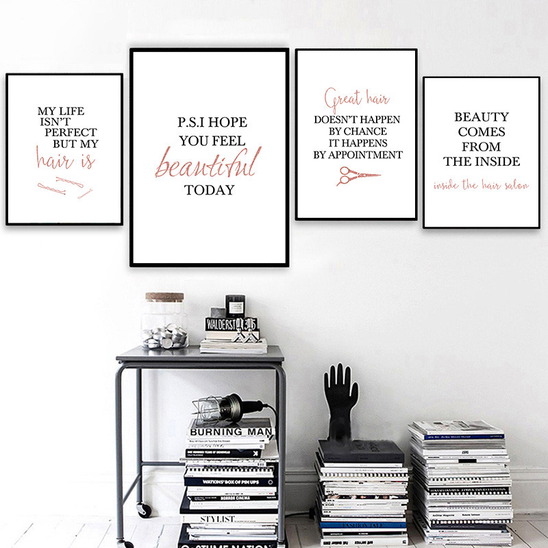 barbershop quote art posters h - Beauty Of Makeup Quotes のレビューと価格