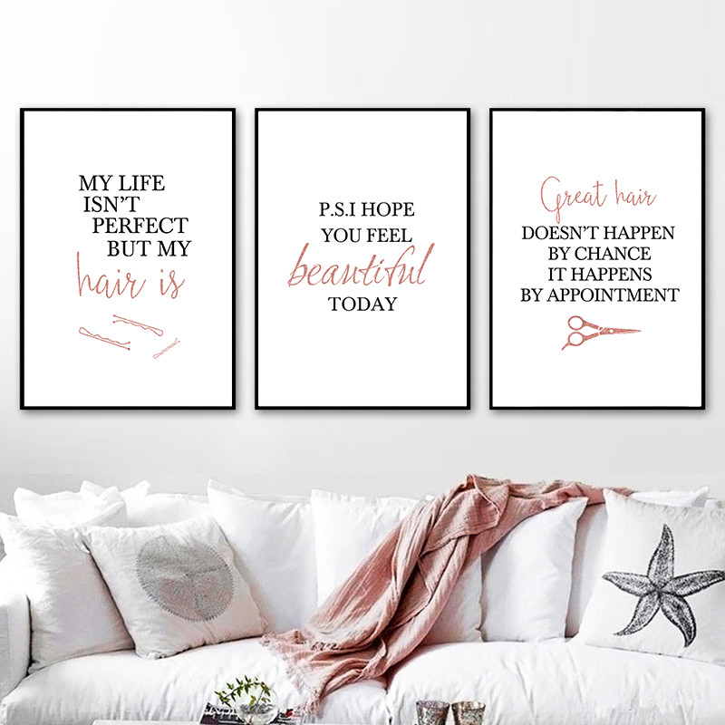 barbershop quote art posters h - Beauty Of Makeup Quotes のレビューと価格
