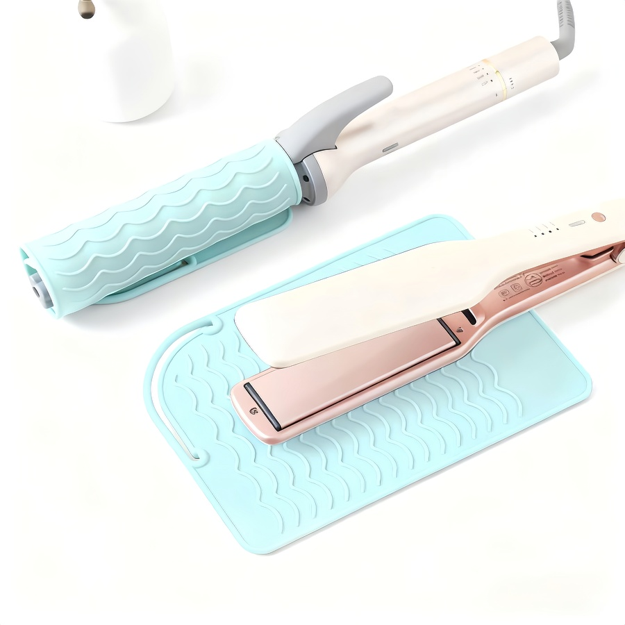 Non-Slip Silicone Heat Resista - Hair Straightener のレビューと価格