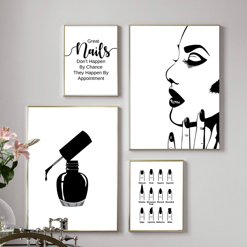 Nail Salon Quotes Makeup Wall  - Beauty Of Makeup Quotes のレビューと価格